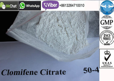 Pó cristalino branco do citrato de Clomiphine dos esteroides antienvelhecimento do ganho do músculo